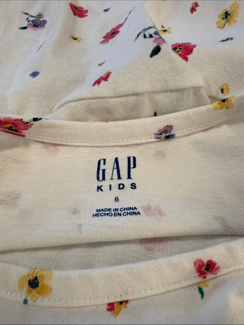 GAP Kids Floral Dress - White